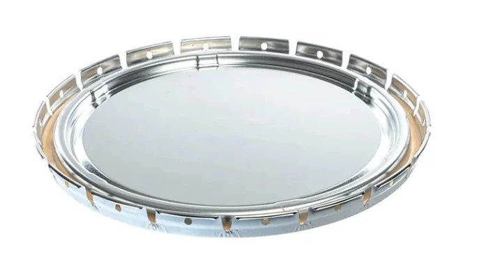 TINPLATE WHITE PLAIN PAIL LUG LID